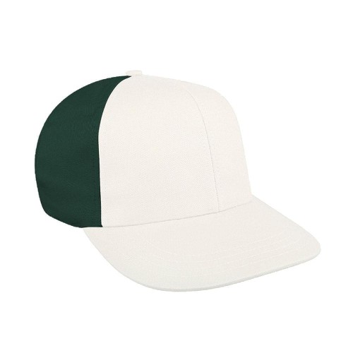 White-Hunter Green Canvas Self Strap Prostyle
