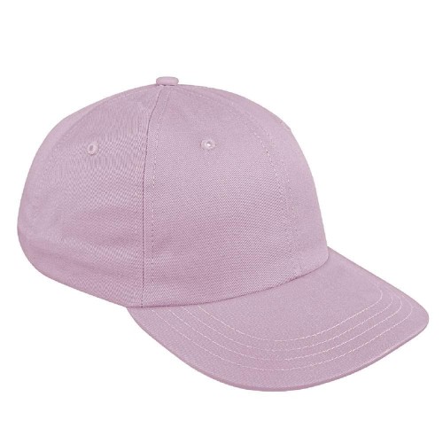 Solid Eyelets Brushed Self Strap Dad Cap