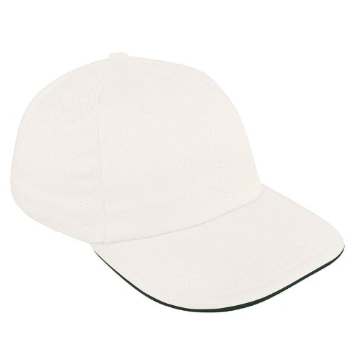 Sandwich Brim Denim Velcro Dad Cap