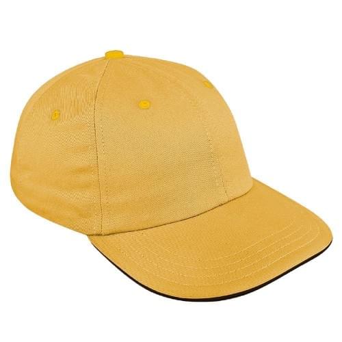 Athletic Gold-Black Wool Self Strap Dad Cap