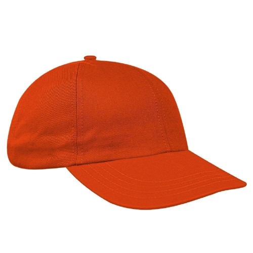 Orange Canvas Velcro Dad Cap