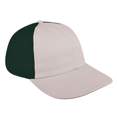 Putty-Hunter Green Denim Velcro Dad Cap