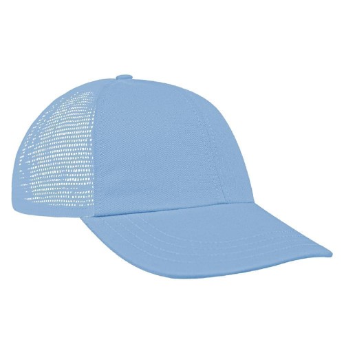 Light Blue-Light Blue Meshback Snapback Dad Cap
