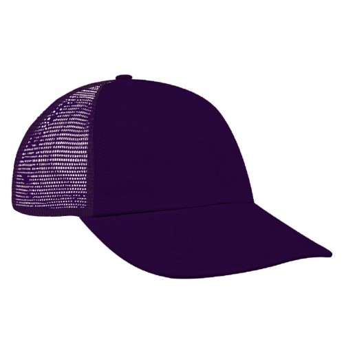 Purple-Purple Meshback Snapback Dad Cap Purple-Purple Meshback Snapback Dad Cap