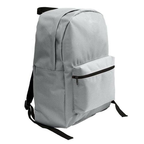 USA Made Nylon Poly Standard Backpacks, Gray-Gray, 8000-A1N USA Made Nylon Poly Standard Backpacks, Gray-Gray, 8000-A1N