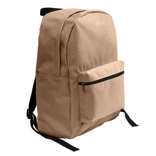 USA Made Nylon Poly Standard Backpacks, Khaki-Khaki, 8000-A2X USA Made Nylon Poly Standard Backpacks, Khaki-Khaki, 8000-A2X