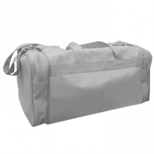 USA Made Poly Travel Carry On Duffels, Grey-Grey, 8006729-02-A1U USA Made Poly Travel Carry On Duffels, Grey-Grey, 8006729-02-A1U