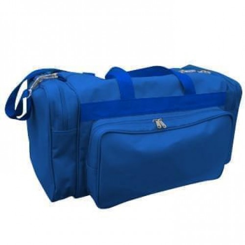 USA Made Poly Vacation Carryon Duffel Bags, Royal Blue-Royal Blue, 8006729-A03