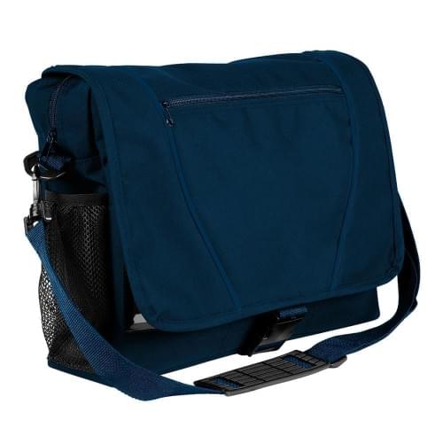 USA Made Nylon Poly Shoulder Bike Bags, Navy-Navy, 9001197-AWZ