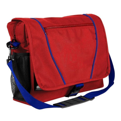 USA Made Nylon Poly Shoulder Bike Bags, Red-Royal Blue, 9001197-AZ3 USA Made Nylon Poly Shoulder Bike Bags, Red-Royal Blue, 9001197-AZ3