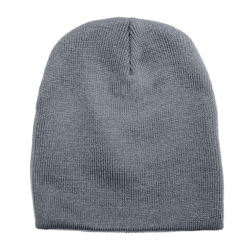 USA Made Knit Beanie Grey,  99B17685-GRY