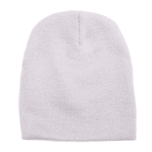 USA Made Knit Beanie White,  99B17685-WHT USA Made Knit Beanie White,  99B17685-WHT