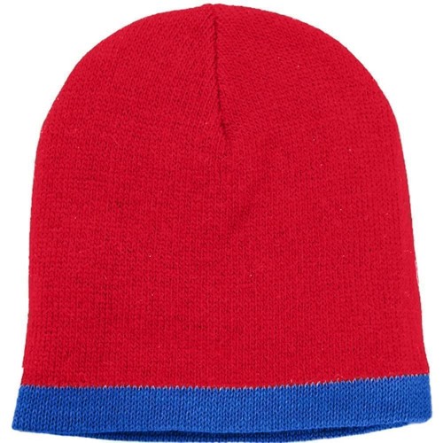 USA Made Knit Stripe Beanie Red Royal,  99B824-RED-ROY USA Made Knit Stripe Beanie Red Royal,  99B824-RED-ROY
