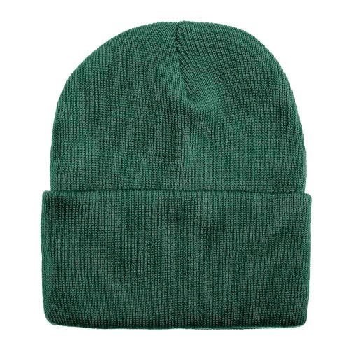 USA Made Solid Knit Ski Hat Forest Green,  99C176-HGR USA Made Solid Knit Ski Hat Forest Green,  99C176-HGR