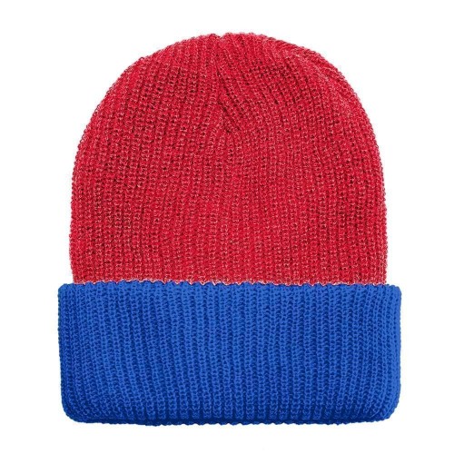 USA Made Knit Cuff Hat Red Royal,  99C244-RED-ROY