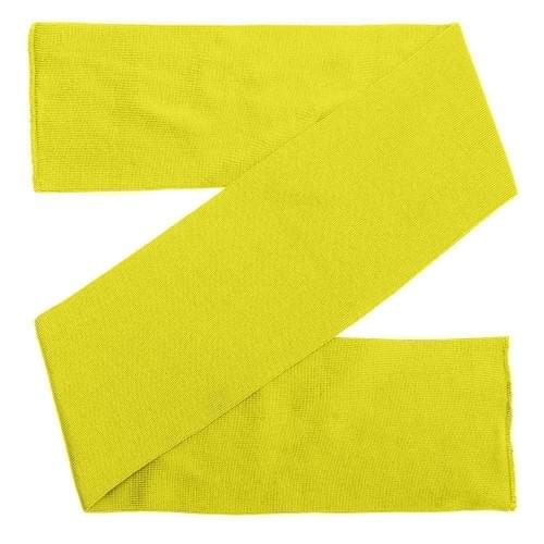 USA Made Knit 6 Inch Scarf Safety Yellow,  99S606-SYL