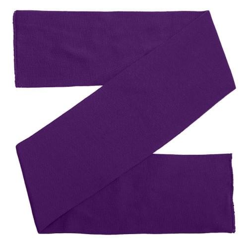 USA Made Knit 8 Inch Scarf Purple,  99S608-PRP