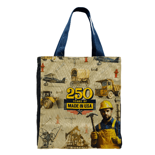 USA Made Deluxe Full Bleed Canvas Shoulder Strap Tote USA Made Deluxe Full Bleed Canvas Shoulder Strap Tote