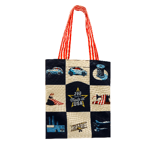 USA Made Full Bleed Printed Handle Canvas Flat Tote USA Made Full Bleed Printed Handle Canvas Flat Tote