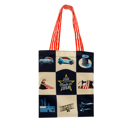 USA Made Full Bleed Printed Handle Canvas Flat Tote USA Made Full Bleed Printed Handle Canvas Flat Tote