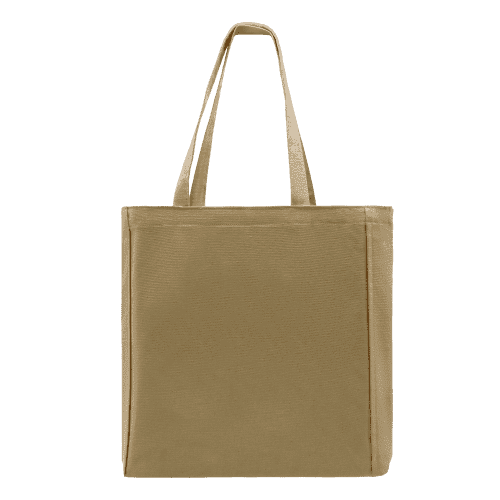 USA Made Natural Deluxe Long Handle Zip Top Natural Gusset