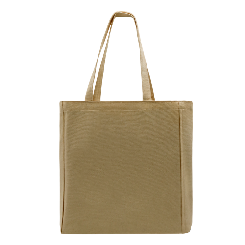 USA Made Natural Deluxe Long Handle Zip Top Natural Gusset