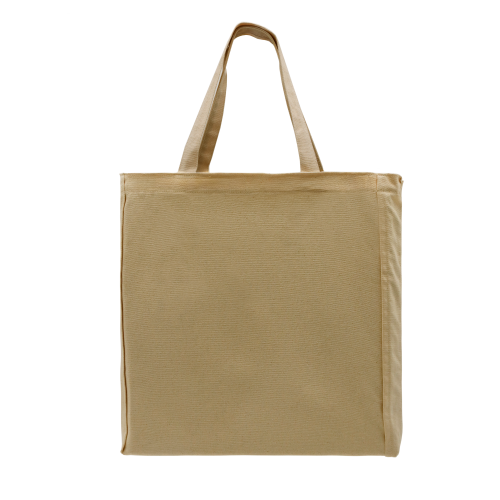 USA Made Natural Zipper Pocket Natural Canvas T Bottom