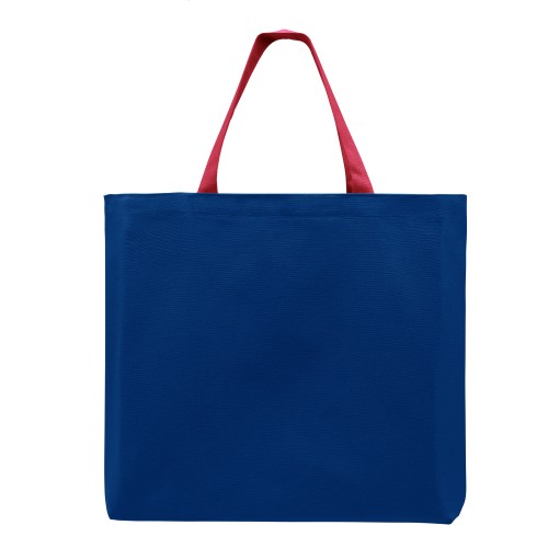 USA Made Royal/Red Dyed Canvas T Bottom Self Handles