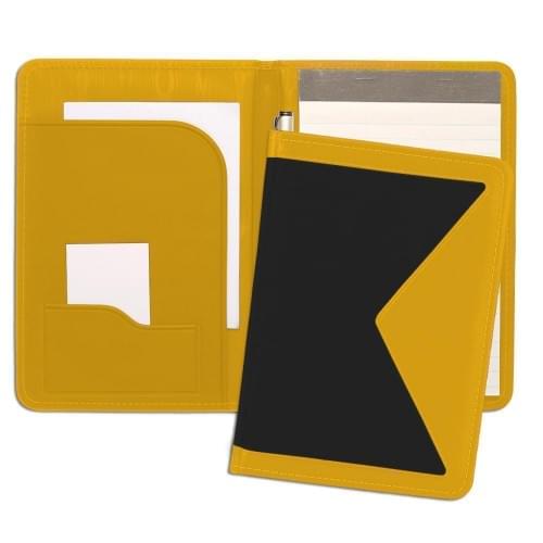 Edge Junior Folder-600 Denier Nylon and Faux Leather Vinyl-Black / Gold