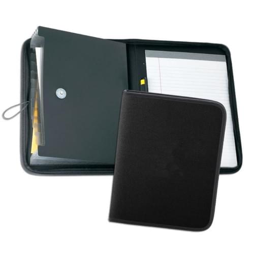 Accordion Letter Folder-Nylon-Black
