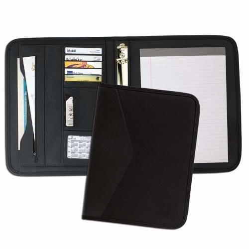 Tribeca Dual Tone 1" Ring Binder-Matte-Black / Black
