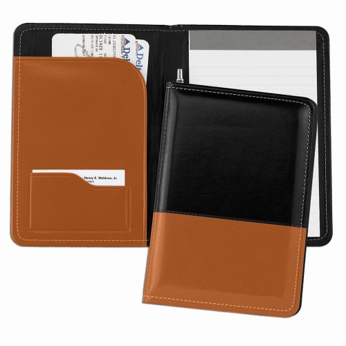 Duplex Junior Folder-Matte-Black / Tan