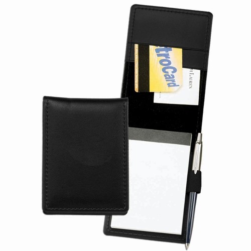 Grainedge Memo Pad-Polished-Black Grainedge Memo Pad-Polished-Black