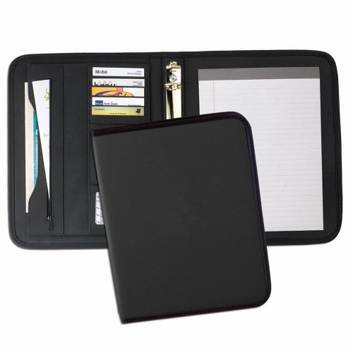 Tribeca 1" Ring Binder-Nylon-Black
