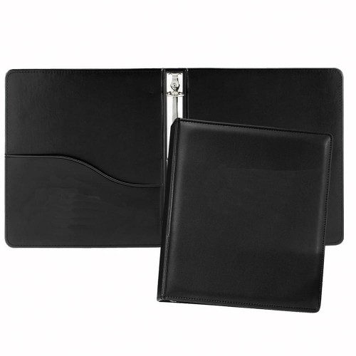 1" Lethredge Ring Binder-Polished-Black