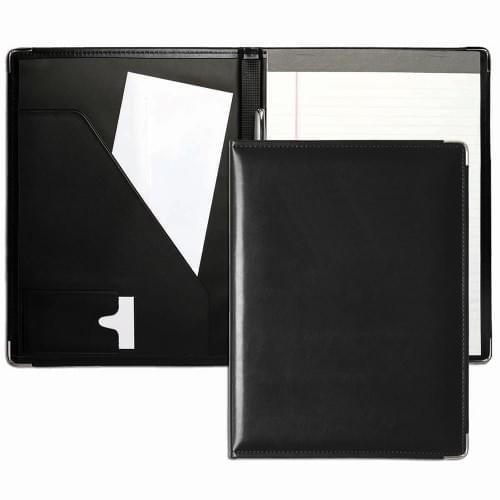 Noble Letter Folder-Faux Leather Vinyl-Black