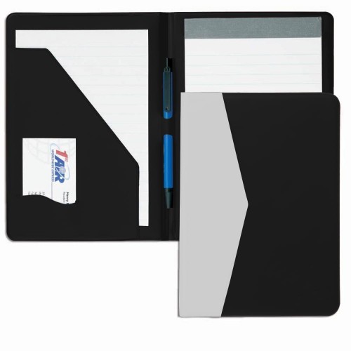 Accent Sealed Junior Folder-Film Vinyl-Black / White Accent Sealed Junior Folder-Film Vinyl-Black / White