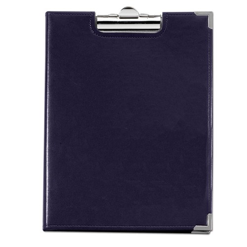 Stitched Letter Clipboard-Polished-Navy Stitched Letter Clipboard-Polished-Navy