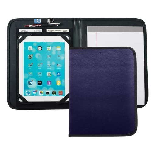 Tribeca Tablet Folio-Polished-Navy Tribeca Tablet Folio-Polished-Navy