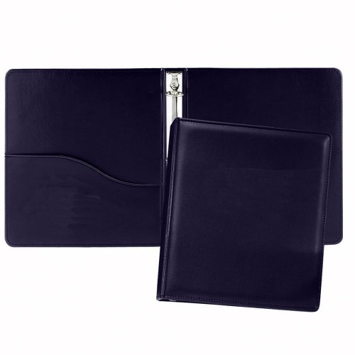 1" Lethredge Ring Binder-Polished-Navy