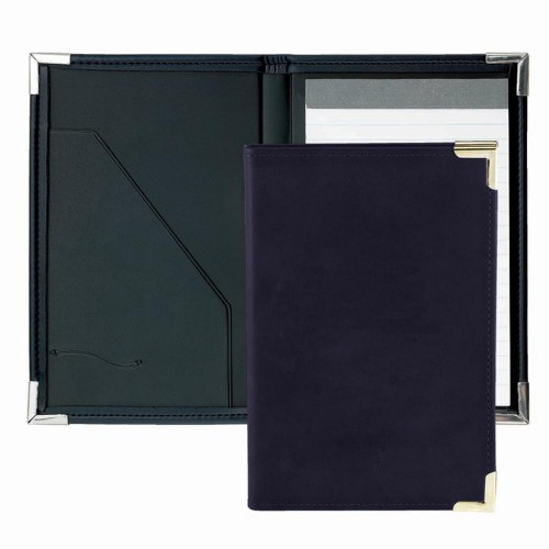 Stitched Junior Folder-Polished-Navy