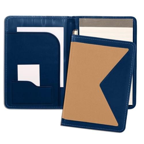 Edge Junior Folder-Matte-Navy / Tan