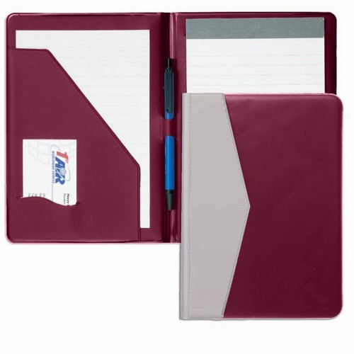 Hilites Sealed Junior Folder-Suedene-Burgundy
