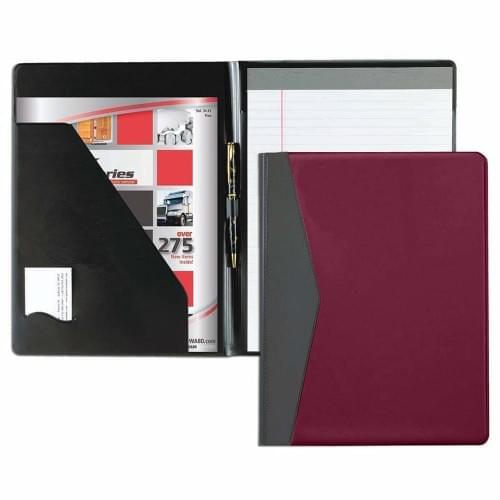 Hilites Sealed Letter Folder-Suedene-Burgundy