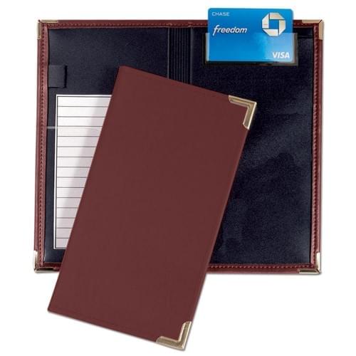 Guest Check Presenter-Matte-Burgundy
