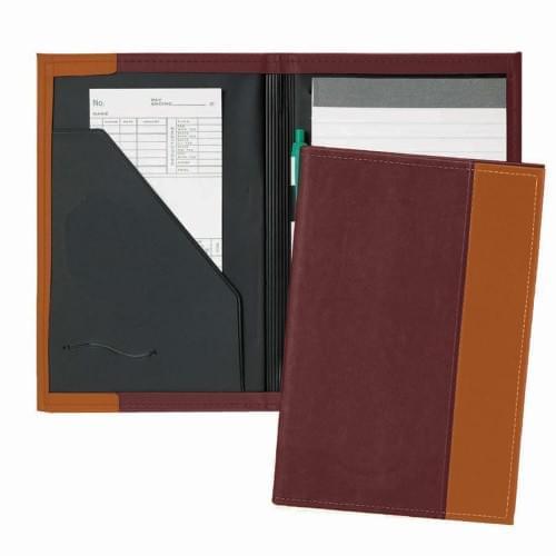 Manhattan Junior Folder-Matte-Burgundy / Tan