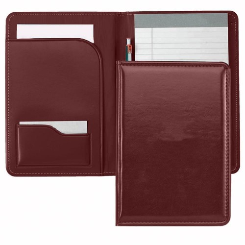 Lethredge Moiré Junior Folder-Matte-Burgundy