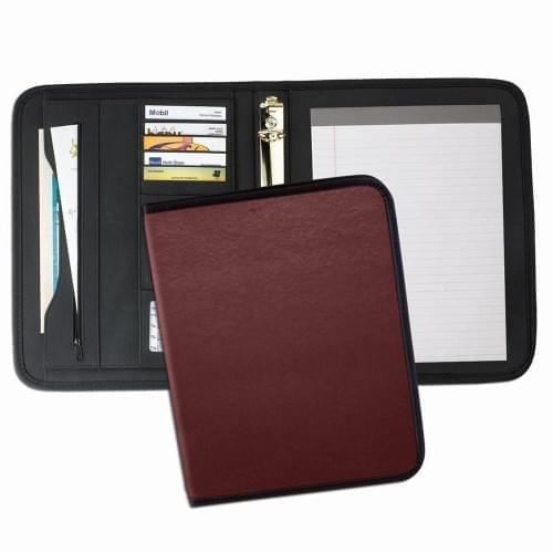 Tribeca 1" Ring Binder-Matte-Burgundy