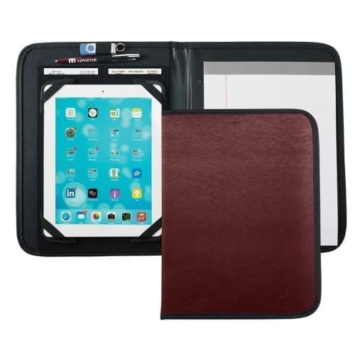 Tribeca Tablet Folio-Polished-Burgundy