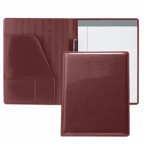 Lethredge Moiré Letter Folder-Polished-Burgundy
